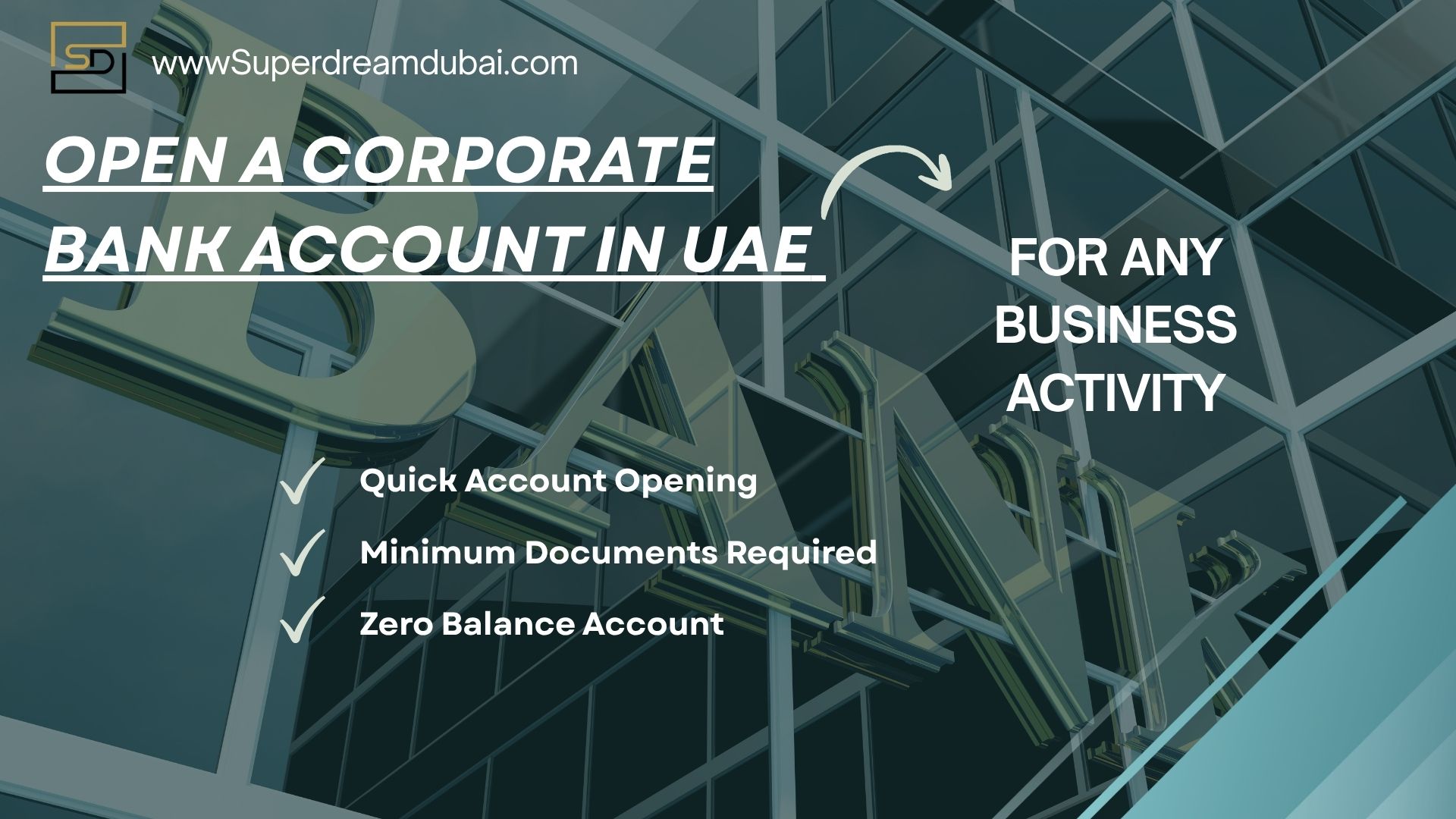 Open Corporate Bank Account in UAE